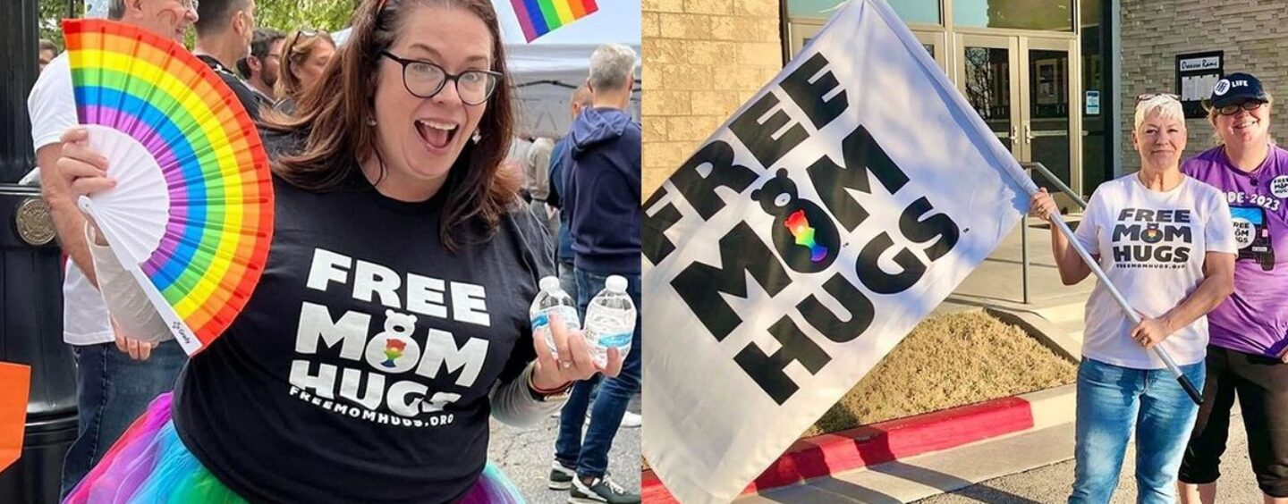 « Un bénévole de « Free Mom Hugs » qualifié de « toiletteur » par un groupe haineux.  Voici comment elle a répondu.