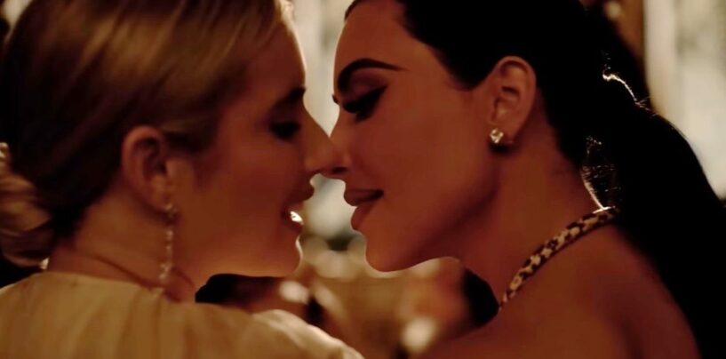 La nouvelle bande-annonce de « AHS » présente la scène de baiser de Kim Kardashian et Emma Roberts