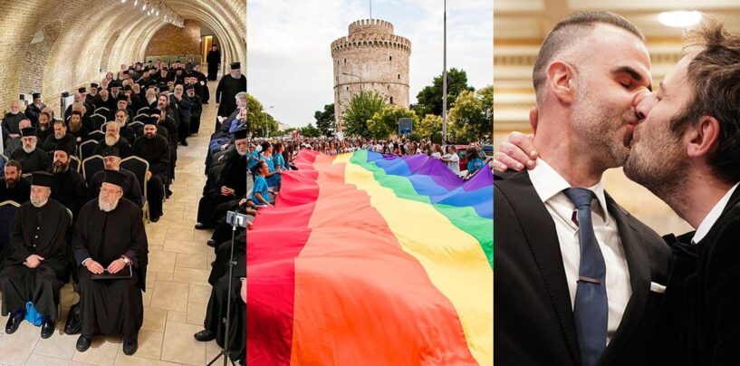 L’Église orthodoxe grecque expulse les législateurs favorables au mariage, mais cela n’empêche pas les couples LGBTQ+ de faire la fête