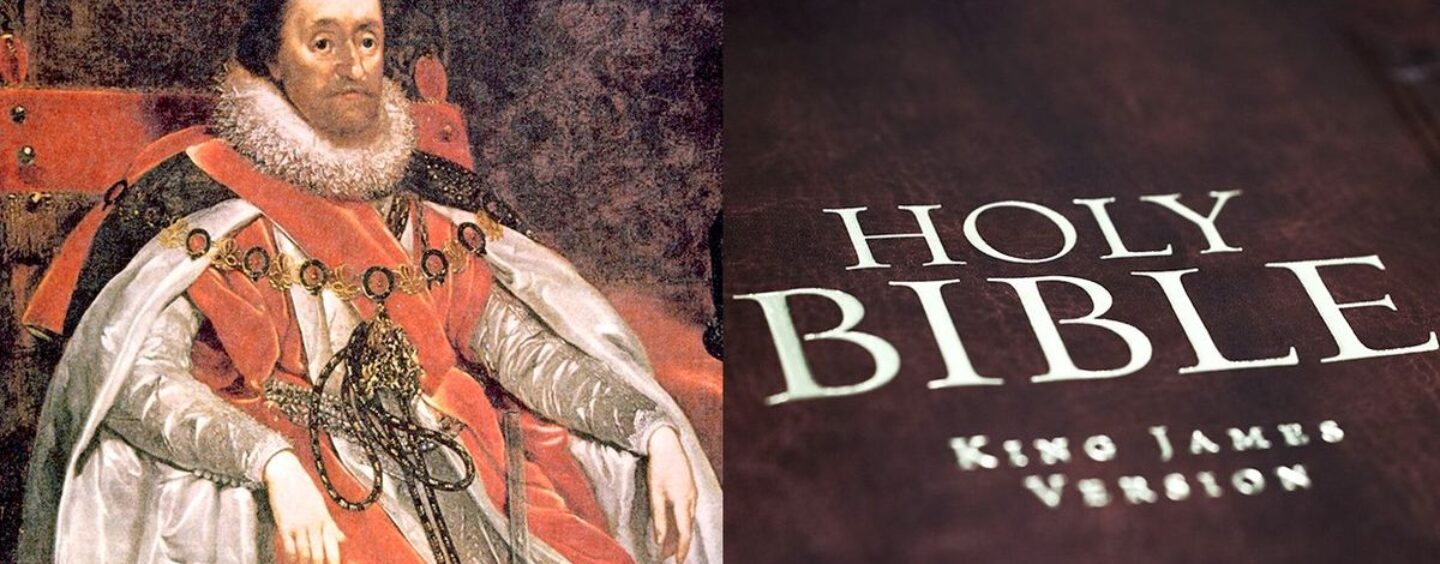 La bizarrerie du roi Jacques Ier, célèbre dans la Bible