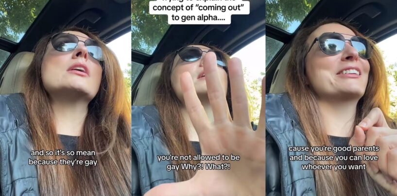 Regardez une mère essayer d'expliquer le « coming-out » à ses enfants Déconcertés qui nous donnent TELLEMENT d'espoir.