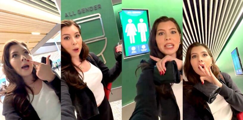Regardez : un influenceur conservateur « effrayant » moqué pour avoir filmé dans des toilettes mixtes à l'aéroport de Kansas City