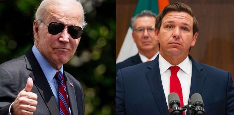 La campagne de Biden trolle IMPitoyablement Ron DeSantis pour avoir « embrassé » la bague de Trump pendant que nous ricanons