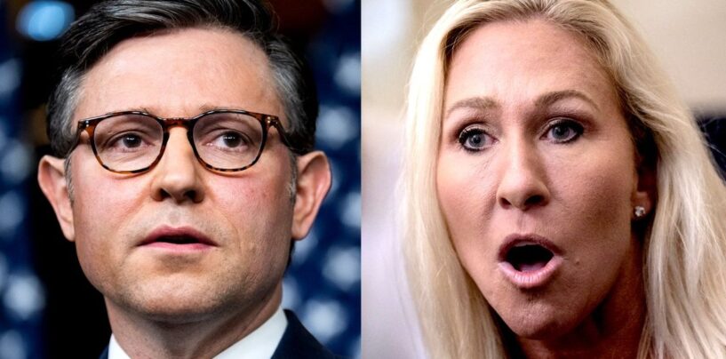 Marjorie Taylor Greene l'a finalement fait : elle a déclenché une motion visant à mettre fin à la candidature de Mike Johnson à la présidence de la Chambre.