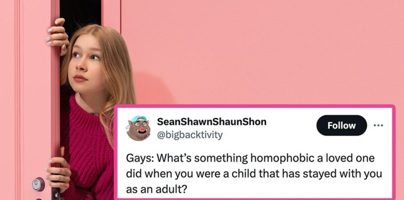 Les gays partagent le souvenir d'enfance anti-gay qui les hante encore et c'est tellement pertinent