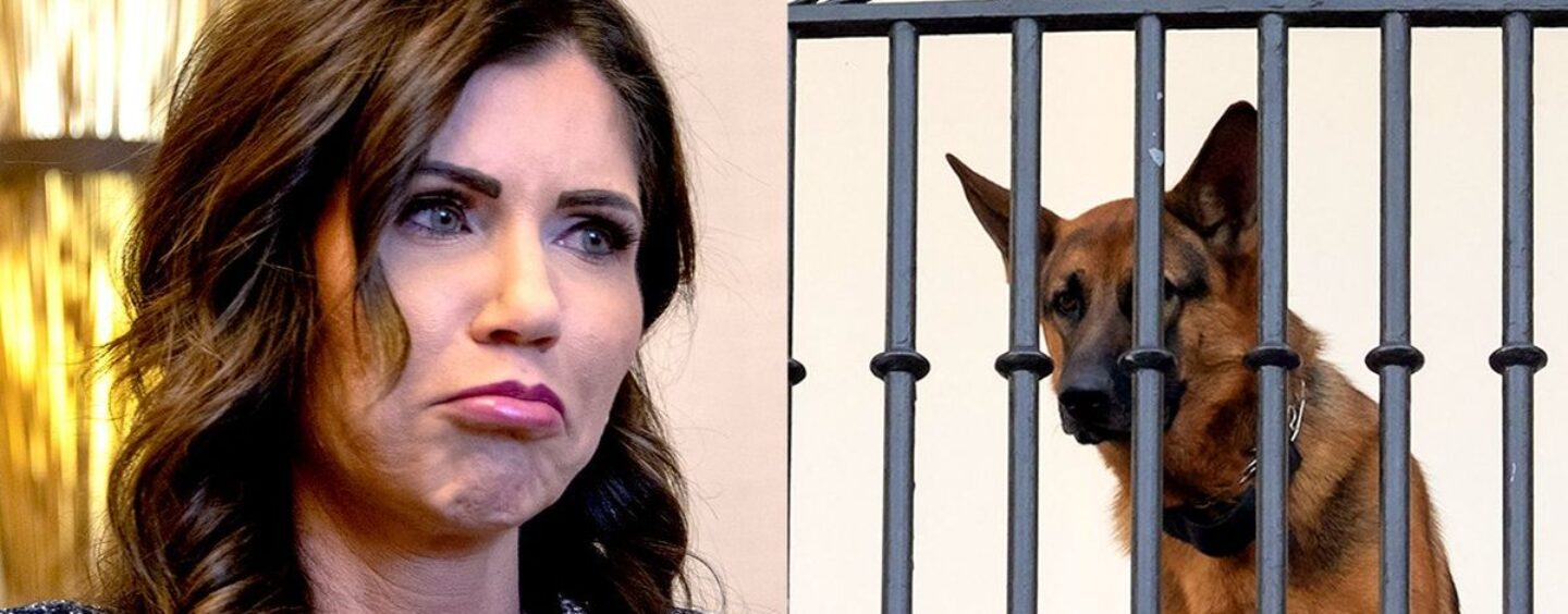 La républicaine du Dakota du Sud, Kristi Noem, a tué son chien.  Maintenant, elle veut tuer le président Joe Biden.