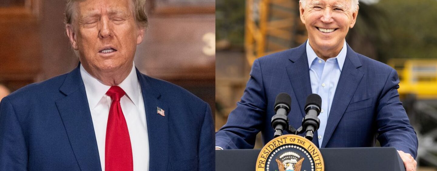 Une fausse affiche de Biden RÔTI Trump pour avoir dansé comme s'il s'entendait avec des mecs nous fait ricaner
