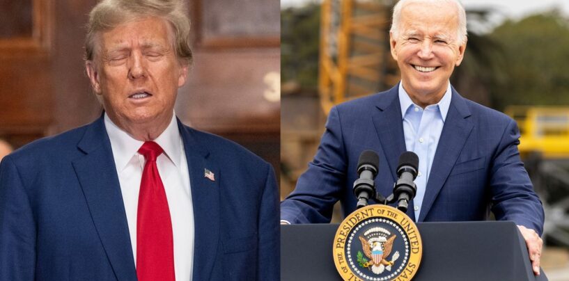Une fausse affiche de Biden RÔTI Trump pour avoir dansé comme s'il s'entendait avec des mecs nous fait ricaner