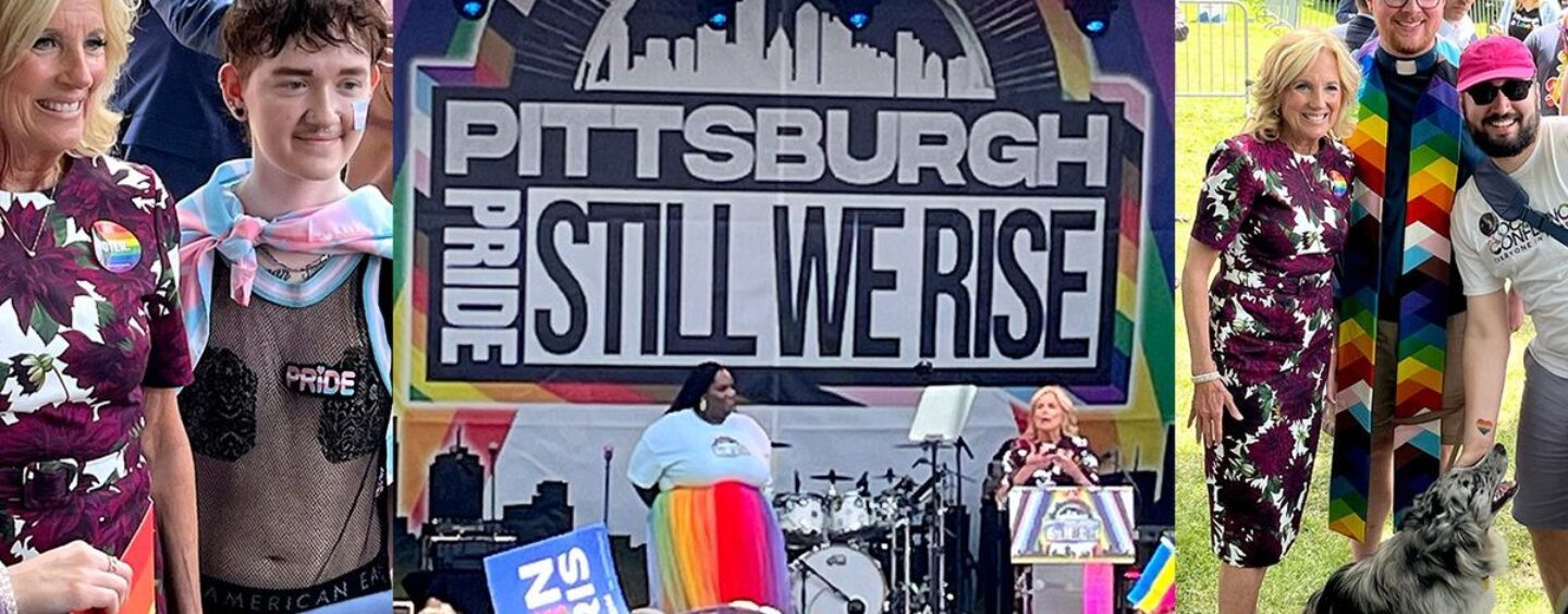 21 photos de l'apparition surprise de Jill Biden à la Pittsburgh Pride
