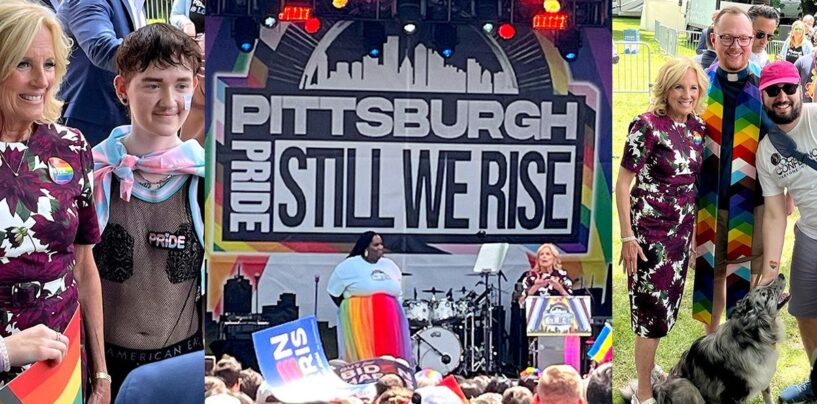 21 photos de l'apparition surprise de Jill Biden à la Pittsburgh Pride
