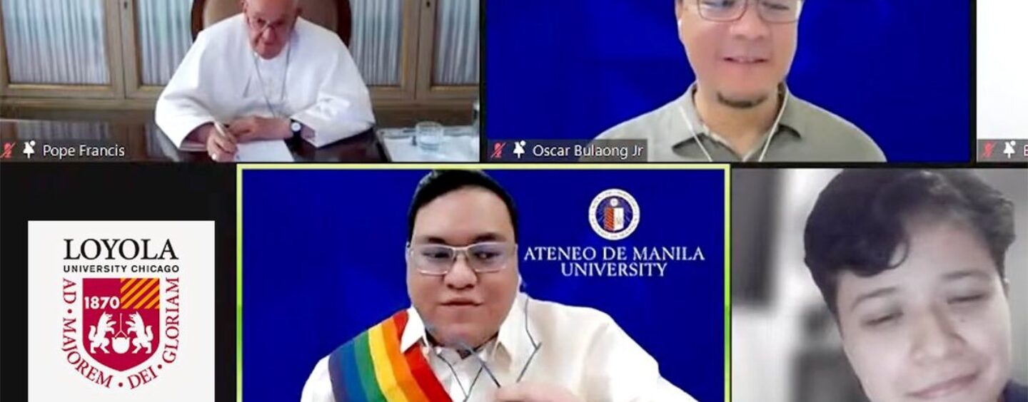 Un étudiant bisexuel défie le pape François pour ses insultes antigay