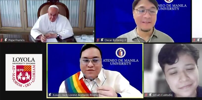 Un étudiant bisexuel défie le pape François pour ses insultes antigay