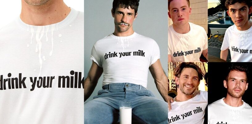 Le t-shirt caritatif « coquin » de Jonathan Bailey vous fera voir le lait sous un tout nouveau jour