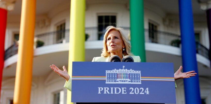 Jill et Ashley Biden accueillent des centaines de personnes à la Maison Blanche pour une fête sur le thème de l'arc-en-ciel à l'occasion du mois de la fierté
