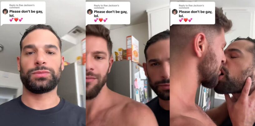 Regardez l'acteur gay Johnny Sibilly arrêter un homophobe de la manière la plus sexy possible