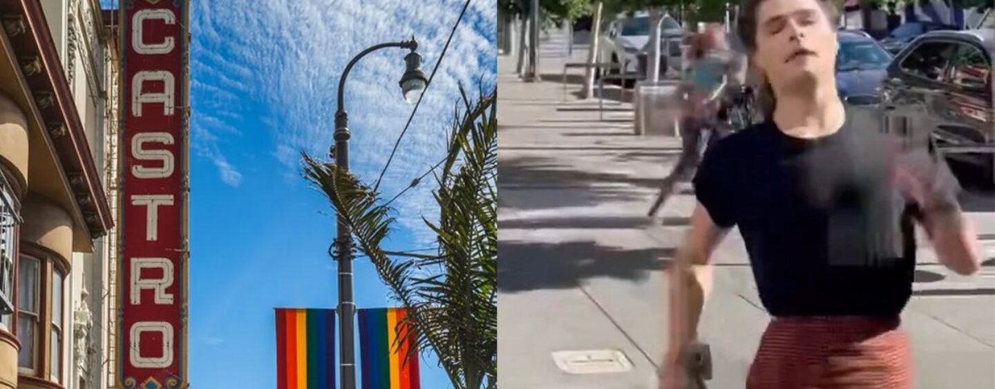 Des nudistes du Castro sauvent un touriste d'un « pirate fou » avec un chalumeau et un crochet droit