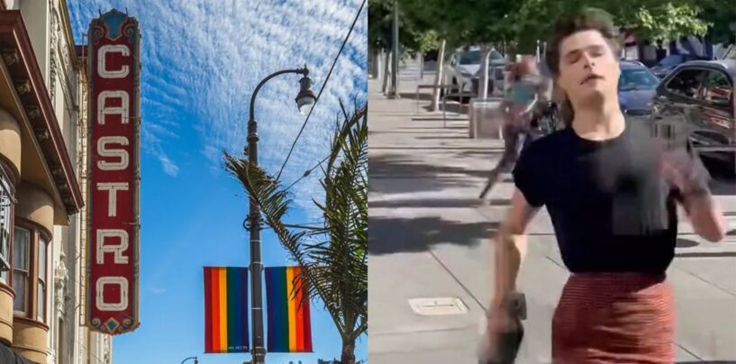 Des nudistes du Castro sauvent un touriste d'un « pirate fou » avec un chalumeau et un crochet droit