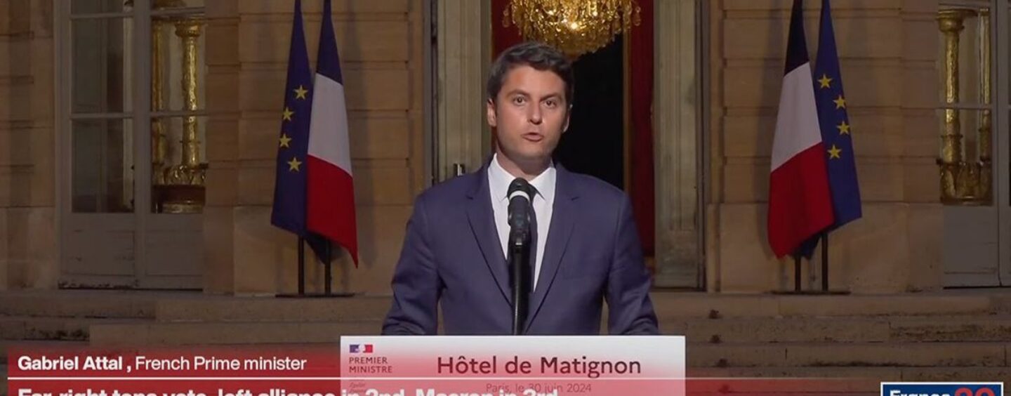 Gabriel Attal met en garde l'extrême droite contre la montée au pouvoir après des élections législatives surprenantes