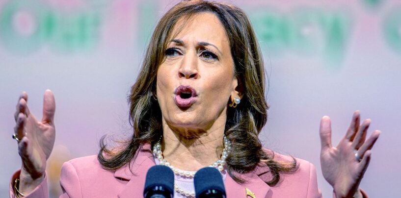 Kamala Harris prononce un discours lors d'une convention de l'AKA quelques jours après que des sororités ont fait expulser des centaines d'homosexuels d'un hôtel de Dallas