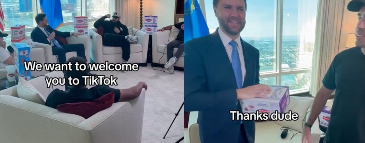 Le premier TikTok de JD Vance est rempli de canapés et Internet le critique pour ça