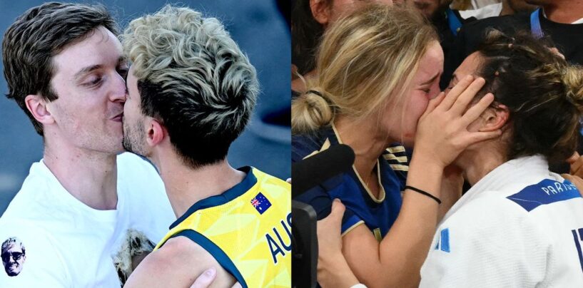 4 athlètes LGBTQ+ célèbrent leurs exploits olympiques de 2024 avec un gros KISS gay