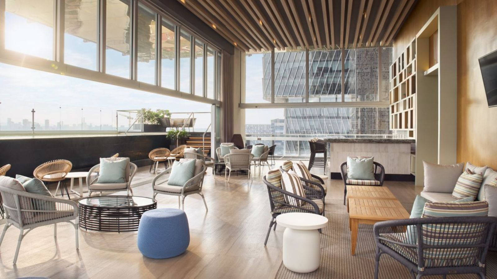 Bar sur le toit du JW Marriott Guadalajara