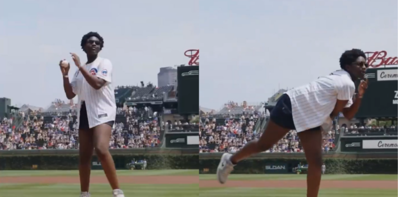 Regardez Zaya Wade lancer la première balle lors du match des Cubs de Chicago et encouragez ce pionnier trans