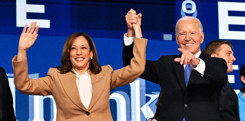 L'apparition surprise de Kamala Harris et le passage de flambeau émouvant de Joe Biden à la DNC