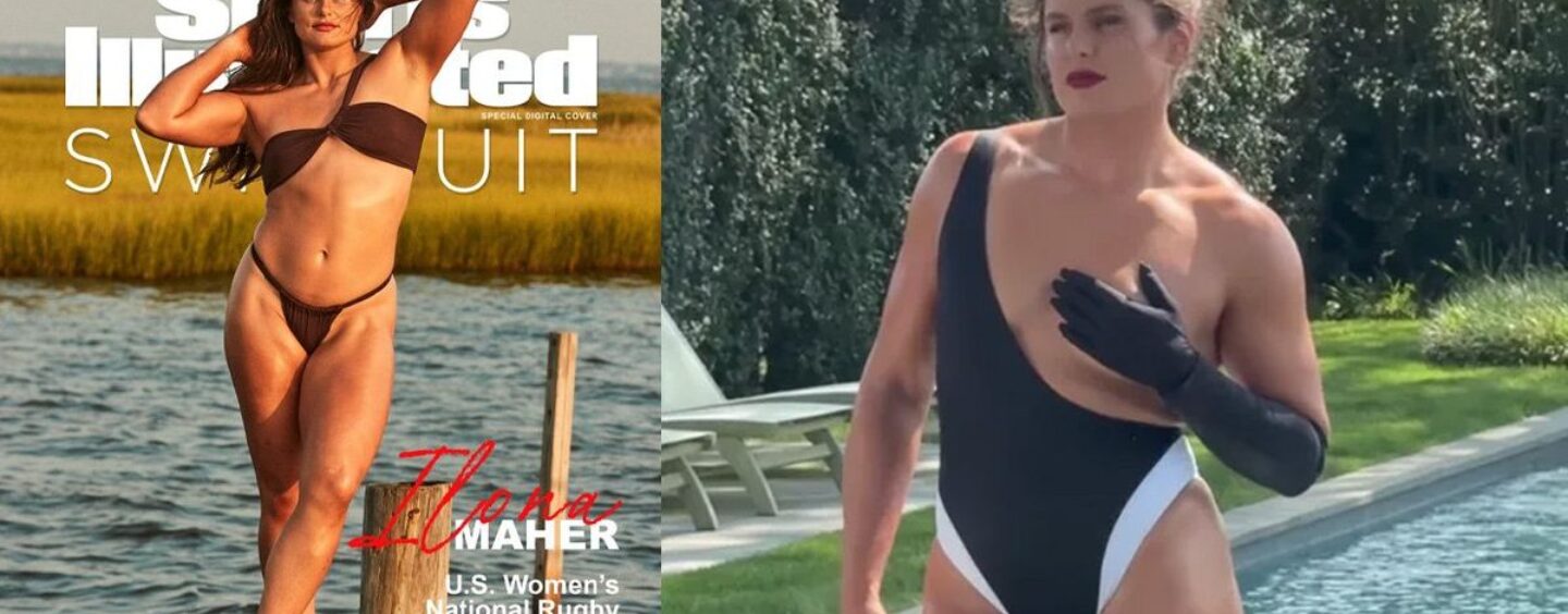 La couverture du magazine Sports Illustrated Swimsuit de la médaillée olympique de rugby Ilona Maher montre des Saphiques en train de devenir FÉRALES
