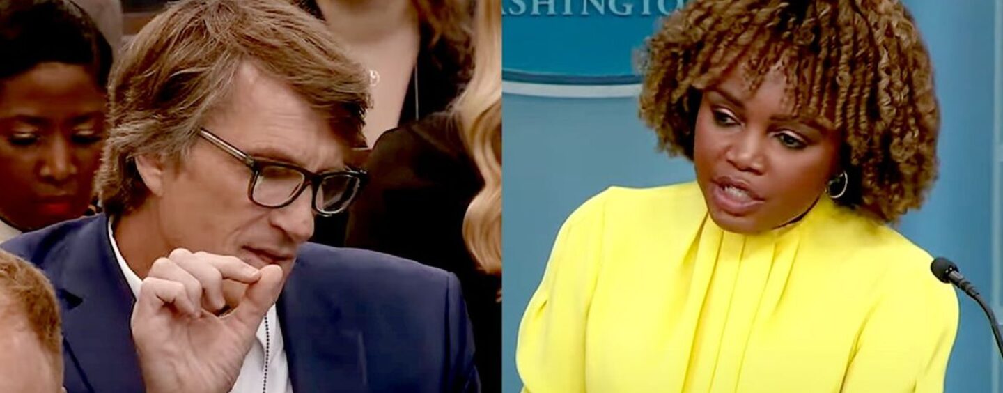 Karine Jean-Pierre répond à la question transphobe d'un journaliste sur le Titre IX lors d'un briefing à la Maison Blanche