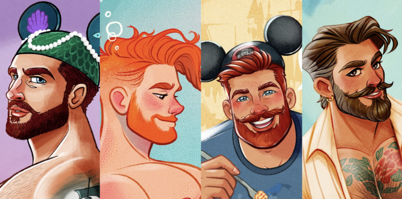 L'artiste Alfredo Roagui donne une touche gay à la magie Disney