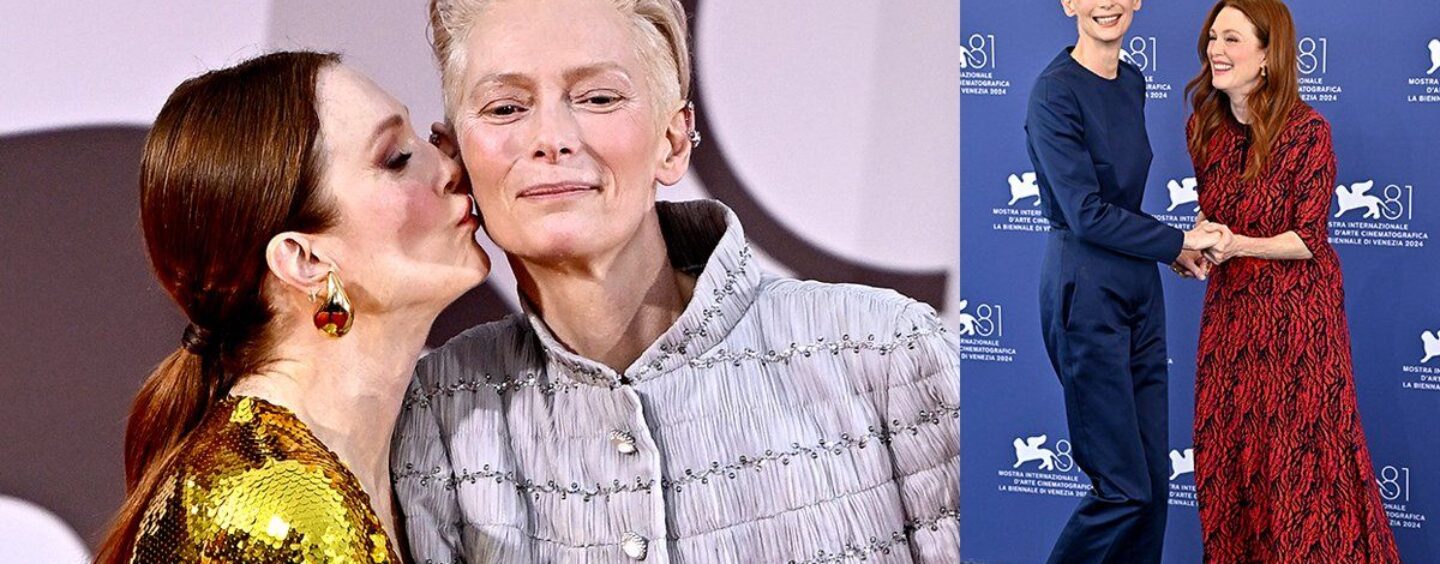 15 photos de Tilda Swinton et Julianne Moore à Venise, adorables et très gays ensemble