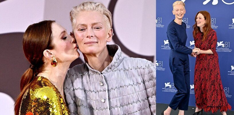 15 photos de Tilda Swinton et Julianne Moore à Venise, adorables et très gays ensemble