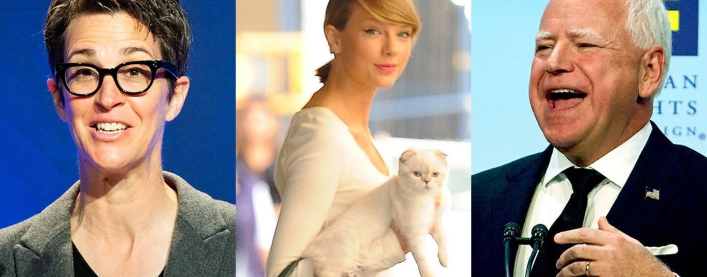Rachel Maddow a surpris Tim Walz avec le soutien de Taylor Swift et sa réaction était inestimable