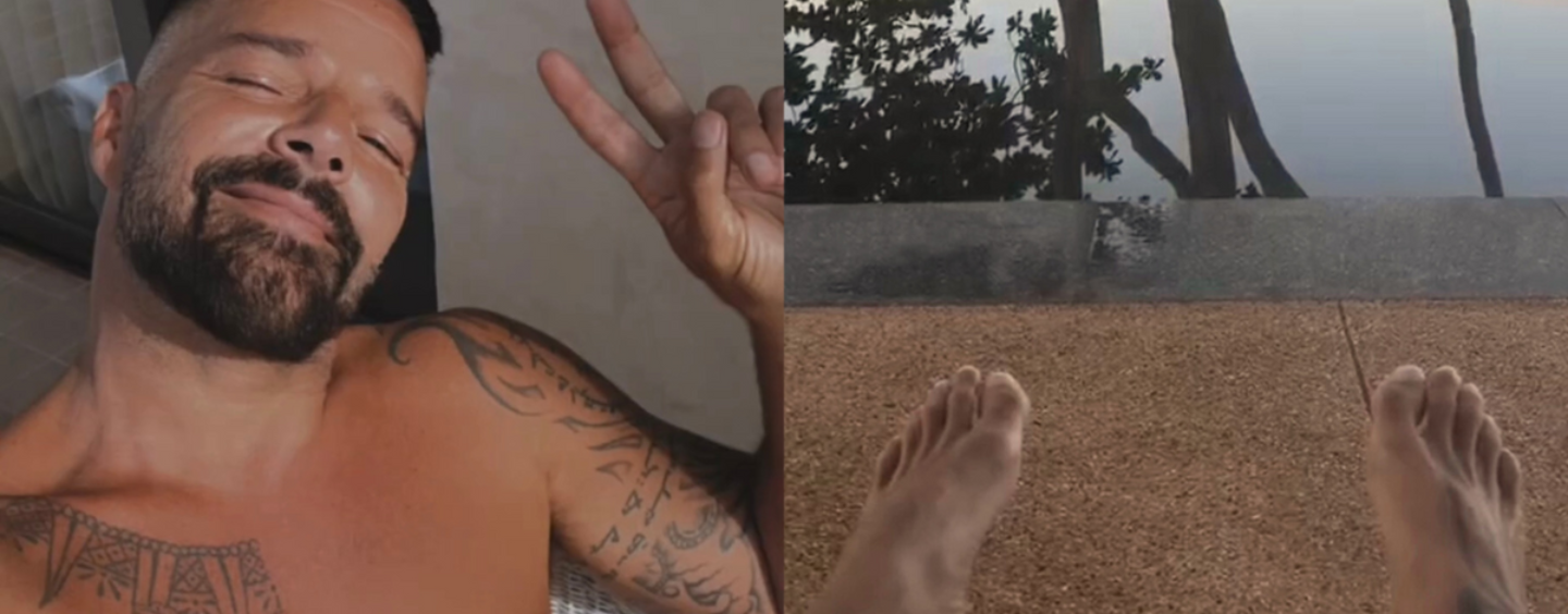 Le récapitulatif de l'été de Ricky Martin est un paradis pour les pièges à soif et sert une abondance de photos de pieds sexy