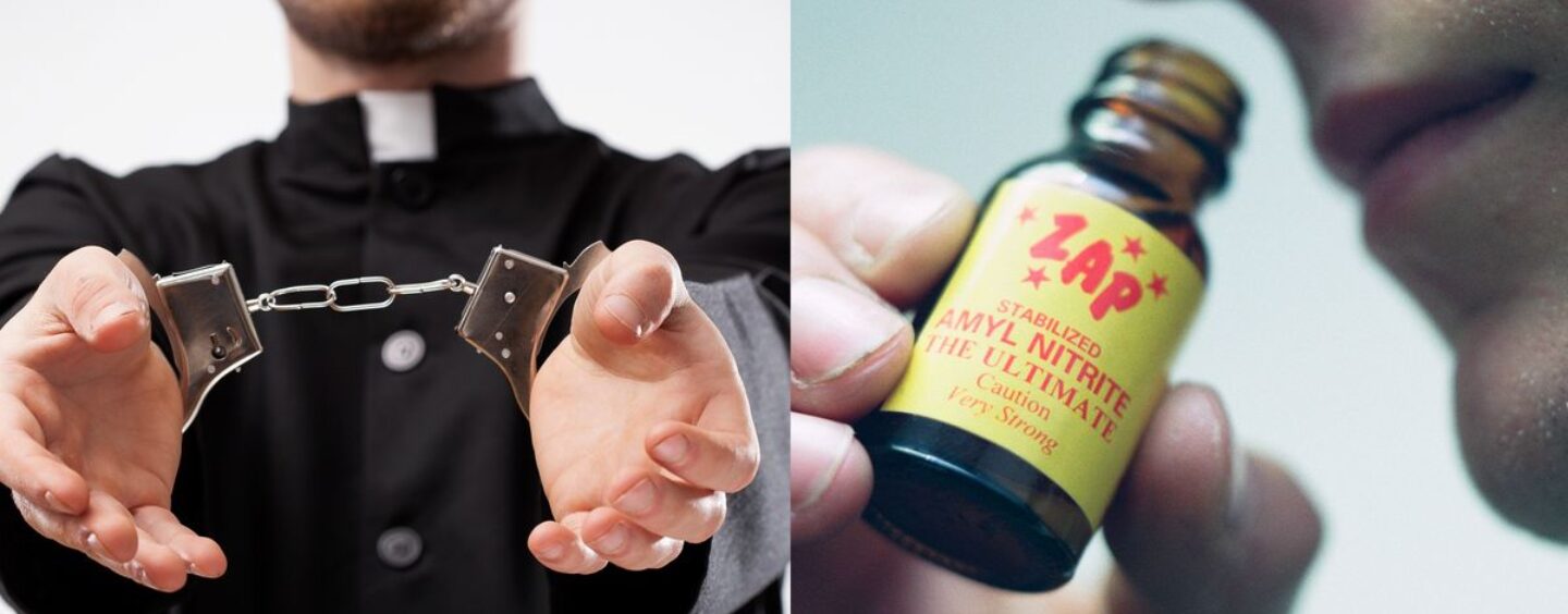 Le poppers, l'ecstasy et le sexe gay entraînent la mort d'un prêtre et l'arrestation d'un autre.