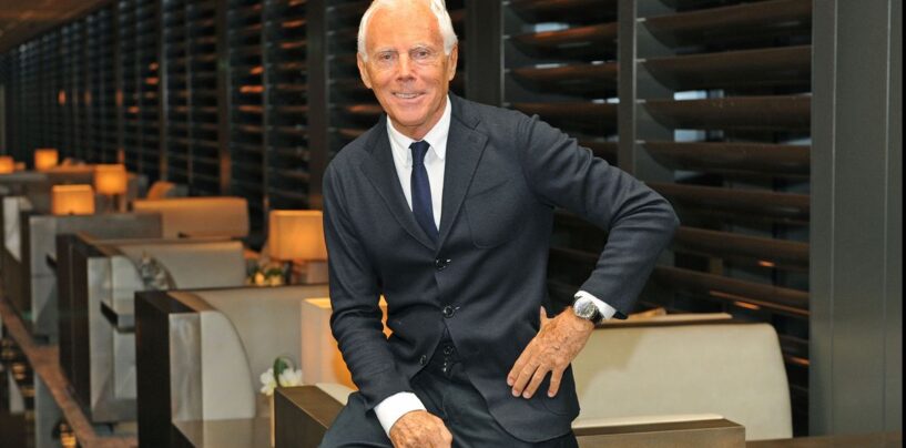 Giorgio Armani révèle son premier béguin gay : « J'avais hâte d'être près de lui, d'être touché »