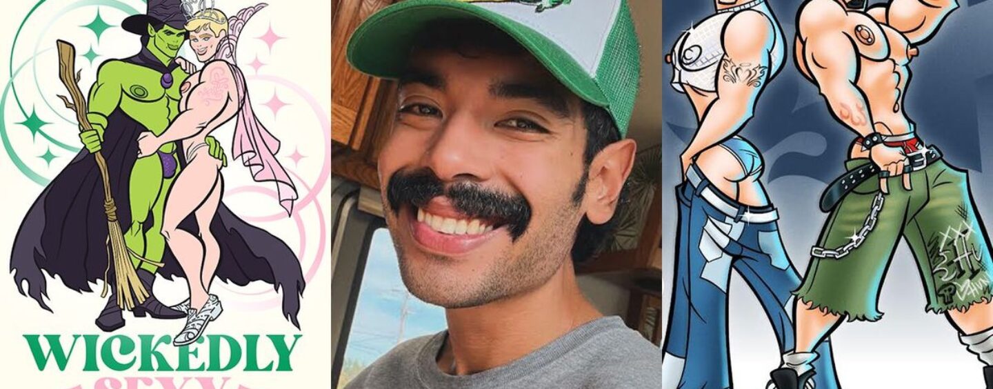 Des gribouillages aux icônes glissées, cet artiste queer illustre son chemin dans nos cœurs
