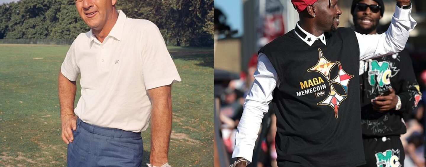 Trump diffame l'icône Arnold Palmer alors que les athlètes déséquilibrés Antonio Brown et Le'Veon Bell le soutiennent