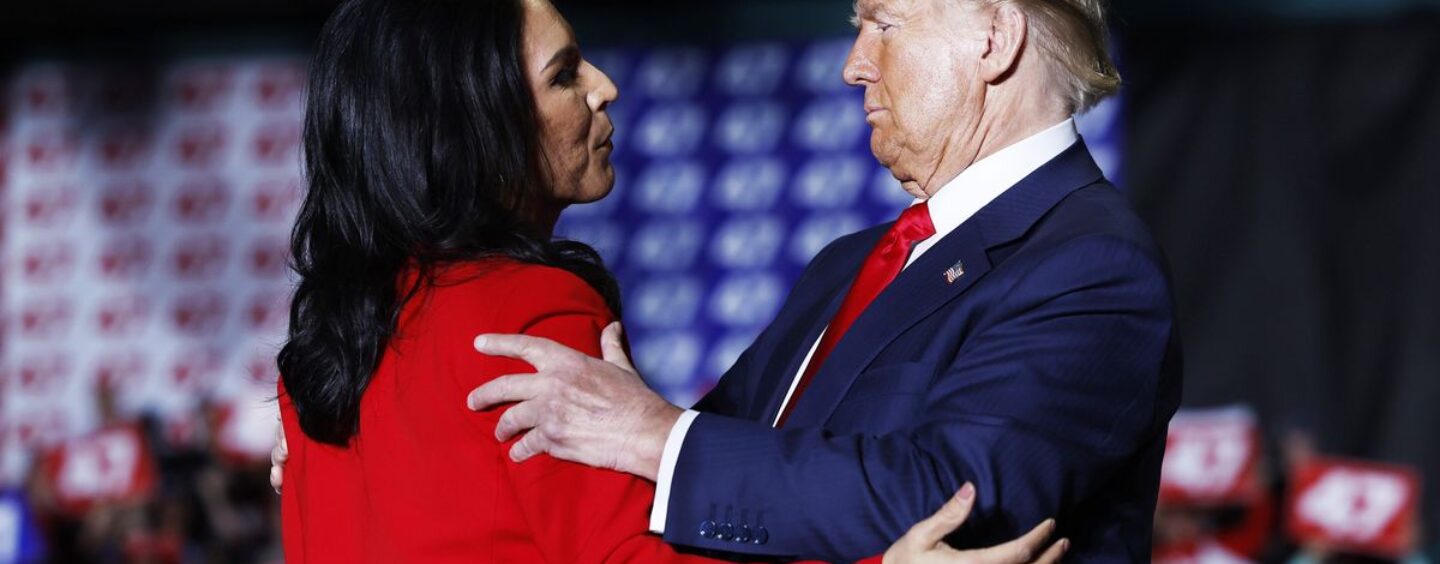 25 réactions hilarantes à la photo grossière de Trump en train de s'embrasser avec le nez de Tulsi Gabbard