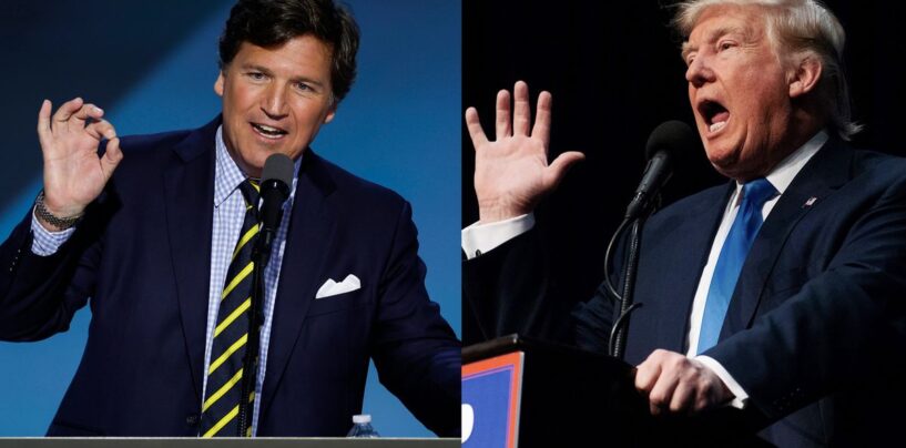 La diatribe BIZARRE de Tucker Carlson imagine « papa » Trump donner une fessée à une « mauvaise petite fille »