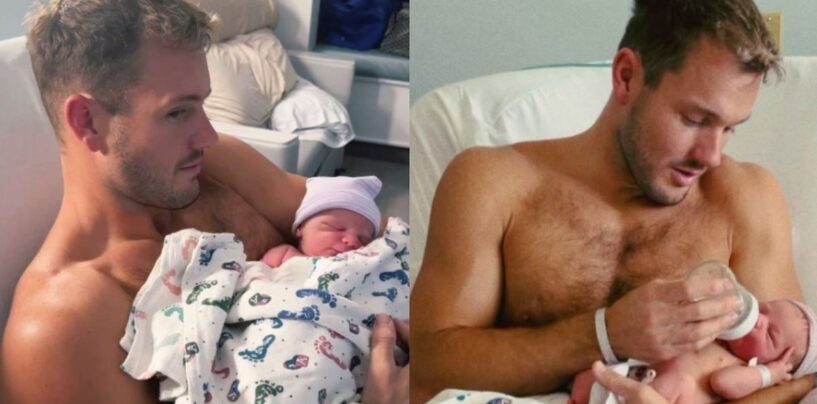 Colton Underwood passe en mode papa SHIRTLESS et nous le soutenons pleinement