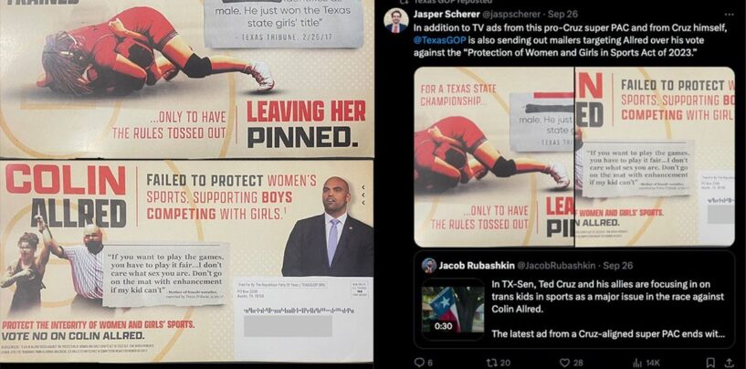 Le Texas GOP utilise la photo d'un homme trans forcé de rivaliser avec des filles dans le mail « garçons en compétition avec filles »