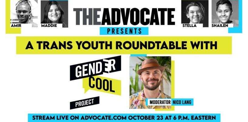 My Gay Prides organisera une table ronde virtuelle avec les jeunes trans et l'auteur Nico Lang