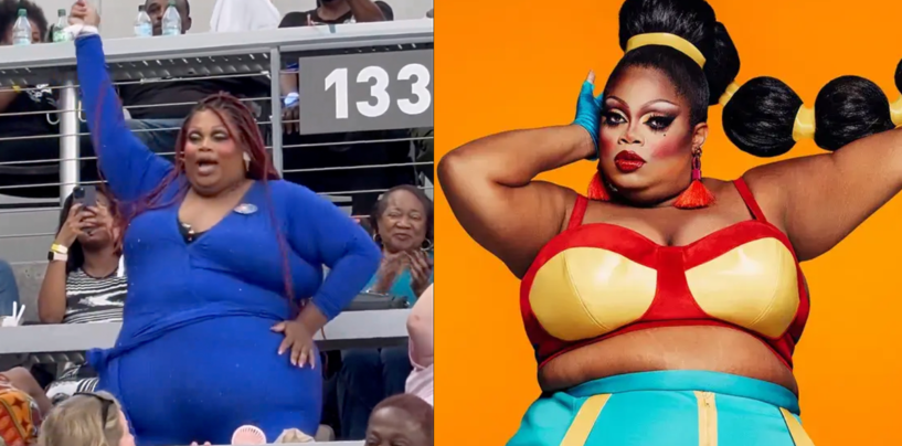 Silky Nutmeg Ganache prouve qu'elle est l'assassin ULTIME de synchronisation labiale lors du rassemblement de Kamala Harris à Houston