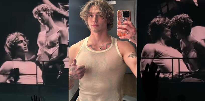 Voici l'influenceuse sexy qui a reçu un lap dance de Troye Sivan lors du Sweat Tour