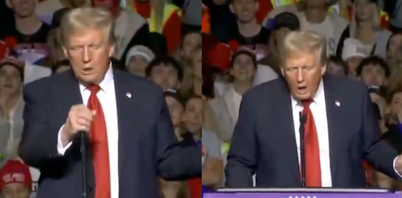 30 réactions hilarantes à Trump simulant BIZARLEMENT du sexe oral dans son micro