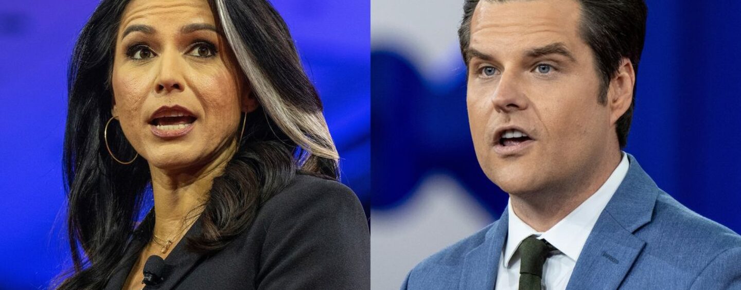 Nous ne pouvons pas arrêter de rôtir les choix ridicules du cabinet de Trump, Matt Gaetz et Tulsi Gabbard