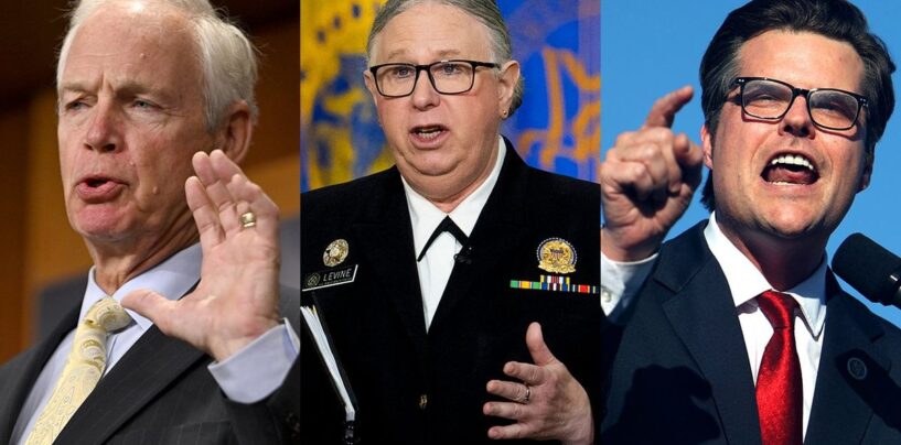 Le républicain Ron Johnson compare le trafiquant sexuel accusé Matt Gaetz à la responsable trans Rachel Levine