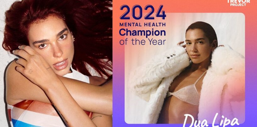 Dua Lipa est la championne de la santé mentale du Trevor Project en 2024